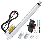 RVMARINEPAT Linear Motion Actuator Fast Speed 14 mm/s 1000N with Controller 300MM Stroke Waterproof Electric Acuator 12V Heavy Duty for Electric Sofa Car Door