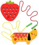 GEMEM Wooden Lacing Threading Toys 