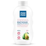 Mee Mee Newborn Friendly Talcum Powder | Enriched with Avocado Oil | Dermatologist Approved | Rash-Resistant | Paraben Free | 0+ Months (400g Fresh Feel, Single Pack)