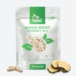 Maca Root Extract 500mg 10:1 High Strength - Maca Root Supplement - No Magnesium Stearate - Root from Extract - Libido Booster for Women - Physical and Mental Health Support by Raw Powders