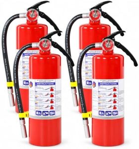 OYEEICE 5lb ABC Dry Chemical Fire Extinguisher for Home, 2A:10-B:C, 4 pack | Fire Extinguisher with Mount, for Kitchen, Car & RV, Quick Release, Easy-Grip Handle, Ideal for Electrical & Grease Fires