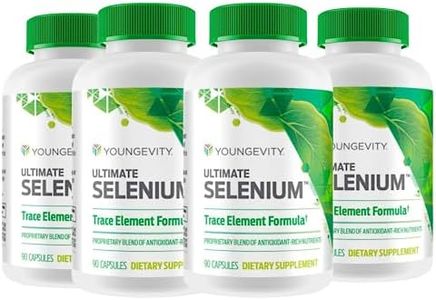 Youngevity Ultimate Selenium + Cofactors - Essential Mineral Supplement for Immune Support, Antioxidant Defense, Thyroid Function, and Cellular Health (I-selenomethionine) - (90 Capsules)
