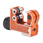 VEVOR Mini Tubing Cutter, 1/8" - 1-1/8" O.D. Mini Copper Pipe Cutter, Heavy Duty Compact Tube Cutter Tool with High-Speed SKD Blade for Copper, Aluminum, Galvanized, Plastic Pipes