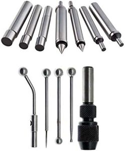 OMEX New 5 Pcs Wiggle Edge Finder Set + 8 Pcs Edge & Center Finder Set - Milling Drill