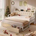 ONBRILL Twin Daybed with Trundle, T