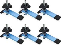 POWERTEC 71168-P3V T-Track Hold Down Clamp, 5-1/2" L x 1-1/8" W, 6 Pack, T Track Clamps for Woodworking