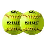 PHINIX 12" Safety Softball for Training and Recreational Play (Bag of 2)