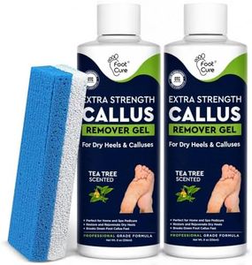 Tea Tree Callus Remover Gel for Dry Cracked Feet, Hard Calluses & Dead Skin