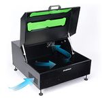 ATOMSTACK B1 Laser Engraving Protective Box, Laser Cutter Dust Cover with Acrylic Window and Smoke Filter System for All ATOMSTACK Laser Engravers, 74 x 65 x 36 cm