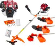 CHIKURA GX50 Brush Cutter 4 in 1 Gas Weed Eater 4 Stroke Weed Wacker Lawn Mower