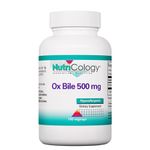 Nutricology, Ox Bile, 500mg per Serving, High Strength, 100 Capsules, Laboratory Tested, Gluten Free, SOYA Free, Non-GMO, high Dosage ox Gall Supplement