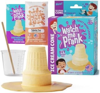 WOWMAZING WatchMePrank DIY Ice Cream Cone Prank Kit | Pranks for Kids | Novelty Gifts | Prank Kit for Kids | Fake Food | Prank Toys | Fake Ice Cream | Office Pranks | Crafts for Kids