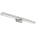 SOLFART Dimmable Crystal 40 Inches Long Bathroom Vanity Lights Fixtures Over Mirror Wall Lights