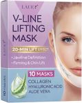 10 MASKS V Shaped Slimming Face Mask Double Chin Reducer V Line Lifting Mask Neck Lift Tape Face Slimmer Patch For Firming and Tightening Skin
