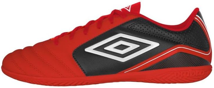 Umbro Boy's Classico 12 Indoor Jr. Soccer Cleat, Red/White/Black, 5.5 Little Kid
