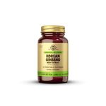 Solgar Korean Ginseng Root Extract Vegetable Capsules - Pack of 60 - Supports Energy and Vitality - for Improved Concentration - Vegan Standard Packaging