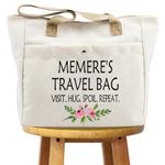 WCGXKO Memere Gift Memere Travel Gift Tote Bag Mother’s day Birthday Gift For Grandma (MEMERE TB CA)