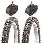 Vancom 2 Bicycle Tyres Bike Tires - Mountain Bike - 26 x 2.10 - With Presta Tubes