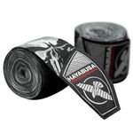 Hayabusa Marvel Hero Elite Mexican Style Boxing Hand Wraps for Men & Women - The Punisher, 180 Inches