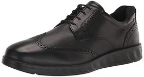 ECCO Men's S Lite Hybrid Apron Toe Tie Oxford, Black, 9/9.5 UK