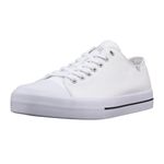 Lugz Men's Stagger Lo Sneaker, White, 10.5