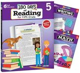 180 Days™: Reading, Writing and Math for Grade 5: 3-Book Set: Practice, Assess, Diagnose