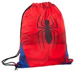 Spiderman Drawstring Bag Boys Marvel PE Kit Trainer Gym Bag Childrens Swim Bag Kids School Backpack