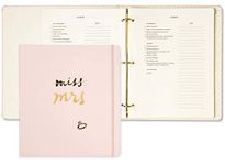 Kate Spade New York Bridal Wedding Planner Organizer Ring Binder (Miss to Mrs.)