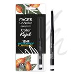 FACES CANADA Magneteyes Color Kajal - White Serenity 06, 0.30g | Highly Pigmented Kohl | 12 Hr Long Stay | Matte Finish | Single Stroke Glide | Water Proof | Smudge Proof | Almond Oil Enriched