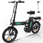 HITWAY Electric Bike E-Bike Foldable City Bikes 8.4h Battery, 35-70 km250 W/36V/8.4Ah Battery Electric bicycle