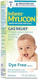 Mylicon Gas Relief Drops for Infants and Babies, Dye Free Formula, 1 Fluid Ounce