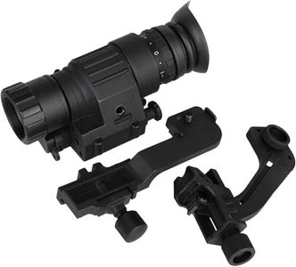 ANIUXIAOGE Military Digital Night Vision Monocular – Head-Mounted IR Scope for Hunting, White/Black
