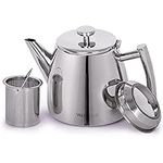 VeoHome Stainless Steel Tea Pot wit