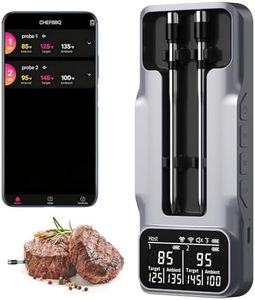 TASTYTI Wireless Meat Thermometer Digital - 800FT Bluetooth Food Thermometer for Cooking, NIST Certified Accuracy, Standalone Base Dual Probes for Grill BBQ Oven Smoker