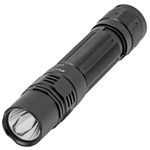 fenix PD36R Pro Black, Rechargeable Ultra Bright Tactical LED Torch | 2800 Lumens | 380m | 42 Hrs Max | Dual Tail Switches | 21700 Battery Powered | Instant Strobe | IP68