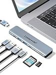 MacBook Pro/Air M1 Multiport Adapter USB C Hub, Lemorele 7 in 2 USB C Docking Station with 4K HDMI, 2 USB3.0 Ports, SD/TF Card Reader, PD100W, USB-C Data Transfer for MacBook Pro/Air 2018/2019/2020/M1