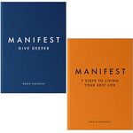 Roxie Nafousi Collection 2 Books Set (Manifest Dive Deeper, Manifest 7 Steps to Living Your Best Life)