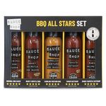 Sauce Shop BBQ All Stars Set. The ultimate BBQ gift. Made with natural ingredients.