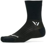 Swiftwick Performance Four Black Sock, Small