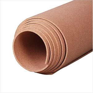 Cork Roll - 4' x 8' x 1/4" - Manton Cork Premium Facing Grade Material - 100% Natural