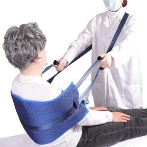 ENLUNTRA Bed Transfer Nursing Sling for Patient,Transfer Belt for Daily transfers and Activities of bedridden Personnel，Transfer Belt with Shoulder Straps(Widened and Elongated)