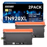 Jeostarky TN920 TN920XL Toner Compatible for Brother TN-920 XL TN920XL Toner with chip Replacement for HL-L6210DW HL-L6210DWT HL-L5210DN HL-L5210DW HL-L5210DWT HL-L6310DW MFC-L6810DW(2 Black)