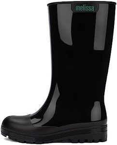 Melissa Welly Women's Rain Boot, Black, 7