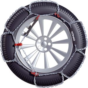 KÖNIG CB-12 Snow Chains, Size 100 – Durable Winter Tire Traction