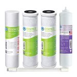 APEC Water Systems Filter-Set-ESPHUV-SSV2 High Capacity Replacement Filter Set for Essence Series ROES-PHUV75 Reverse Osmosis Water Filter System Stage 1-3, 5&7