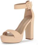 DREAM PAIRS Womens Hi-Lo High Heel 