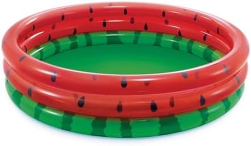 Intex 66-Inch Round Inflatable Outdoor Kids Swimming and Wading Watermelon Pool for Ages 2 and Up