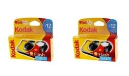 Kodak Disposable Flash Cameras - 39 Exposures - Pack of 2