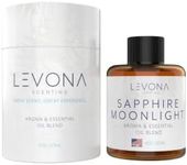 Levona Scent Essential Oils - Scents for Home, Hotel & Office Use - Perfect for Home Diffuser & Humidifiers - Aroma Fragrance Oil, Ideal for Massage, Relaxation, and Spa - Sapphire Moonlight, 120ml