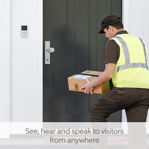 Ring Video Doorbell 4 – Refurbished Smart Wi-Fi Security Camera